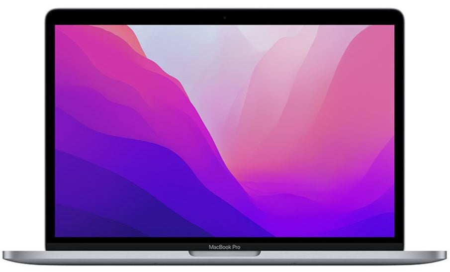 Apple MacBook Pro 13.3-inch (Mid 2022) - M2 Chip 8-Core CPU, 8GB RAM, 256GB SSD - Space Gray (MNEH3LL/A) - Perfect for Business, Creative Work & On-the-Go Professionals