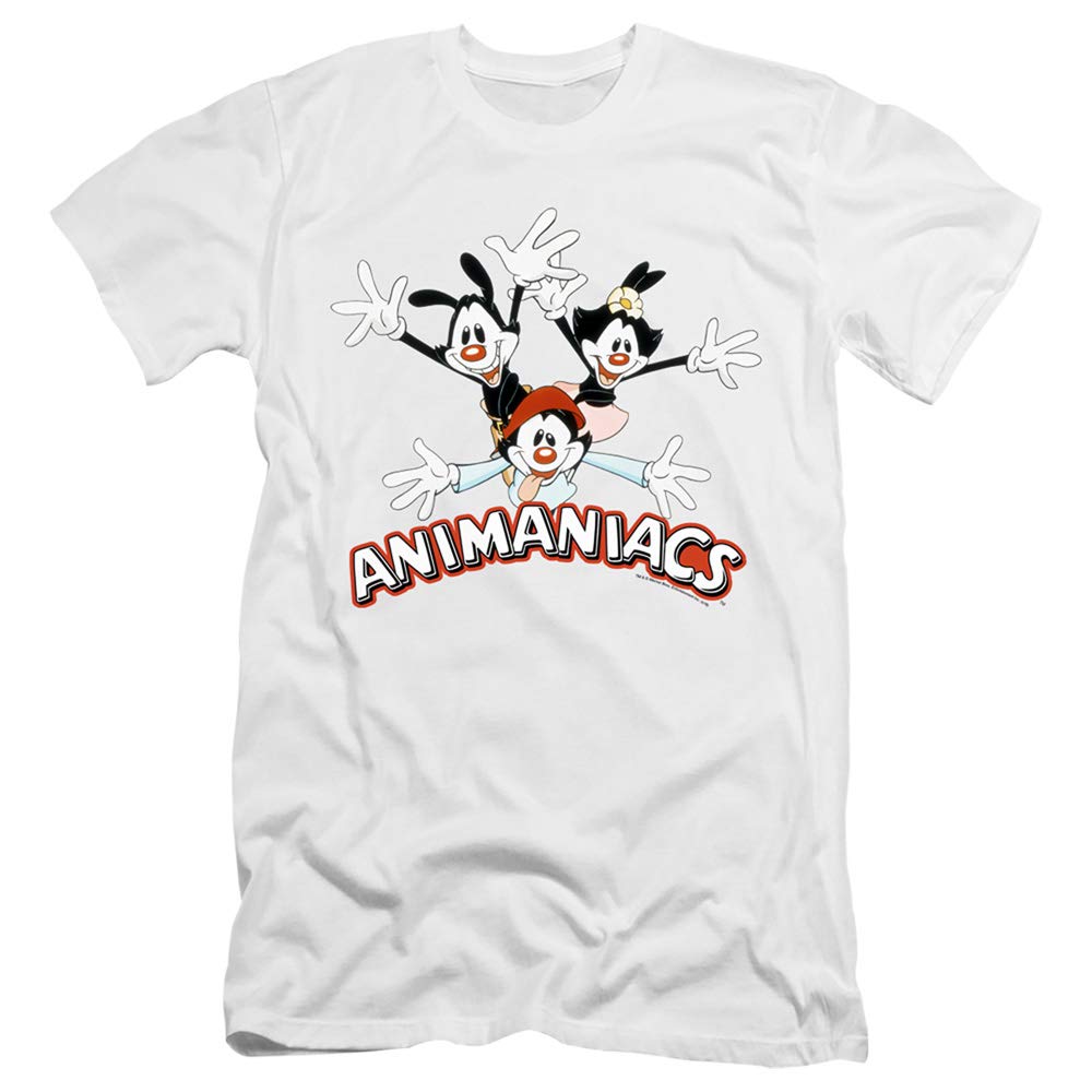 Animaniacs Trio Unisex Adult T-Shirt - Cotton Canvas Graphic Tee for Men & Women - Casual Wear, Cosplay, and Cartoon Fan Gift