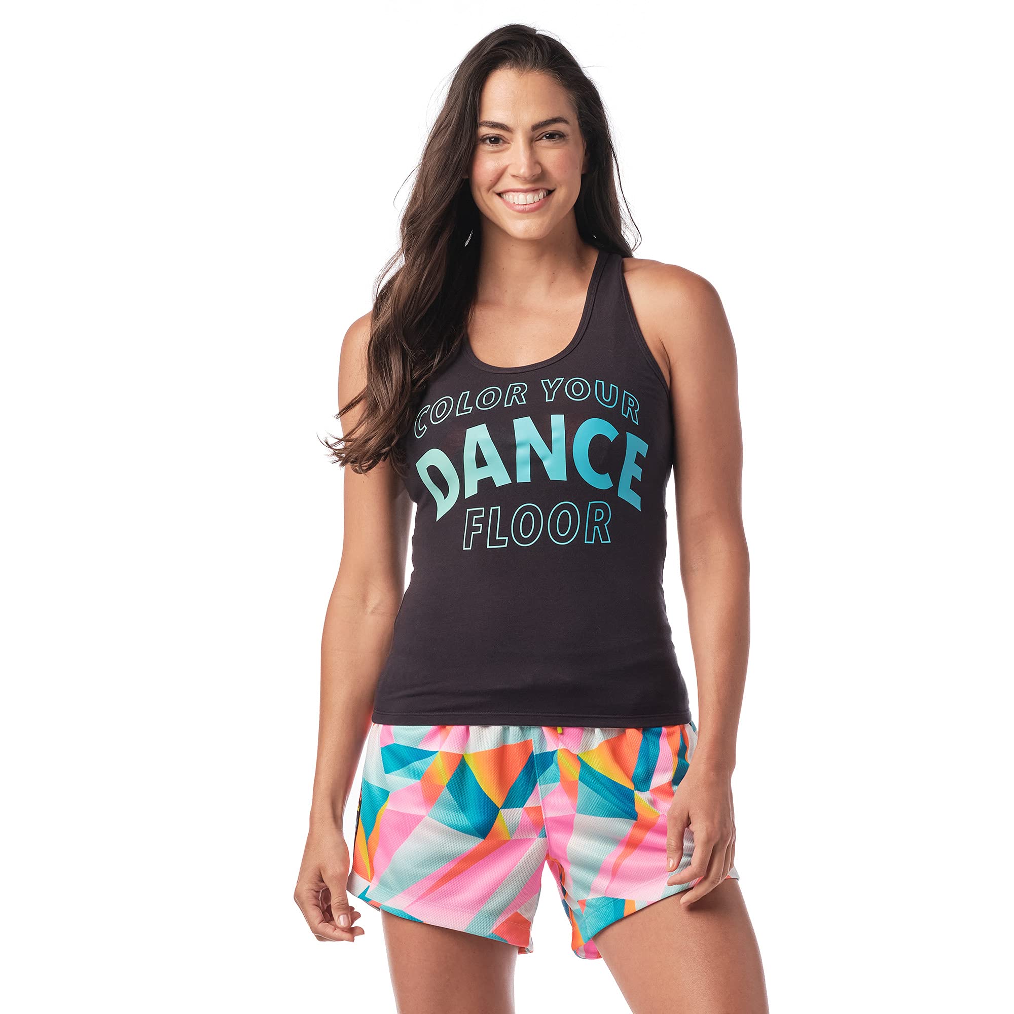 ZUMBA Fitness Soft Tank Top for Women - Breathable Workout Shirt for Dance & Yoga - Perfect for Gym, Dance Classes & Active Lifestyle