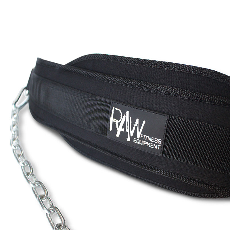 Weight Lifting Dip Belt for Strength Training - Heavy Duty Neoprene Workout Belt with Chain for Pull Ups, Dips, and Bodyweight Exercises - Perfect for Gym, Home Fitness, and CrossFit Training