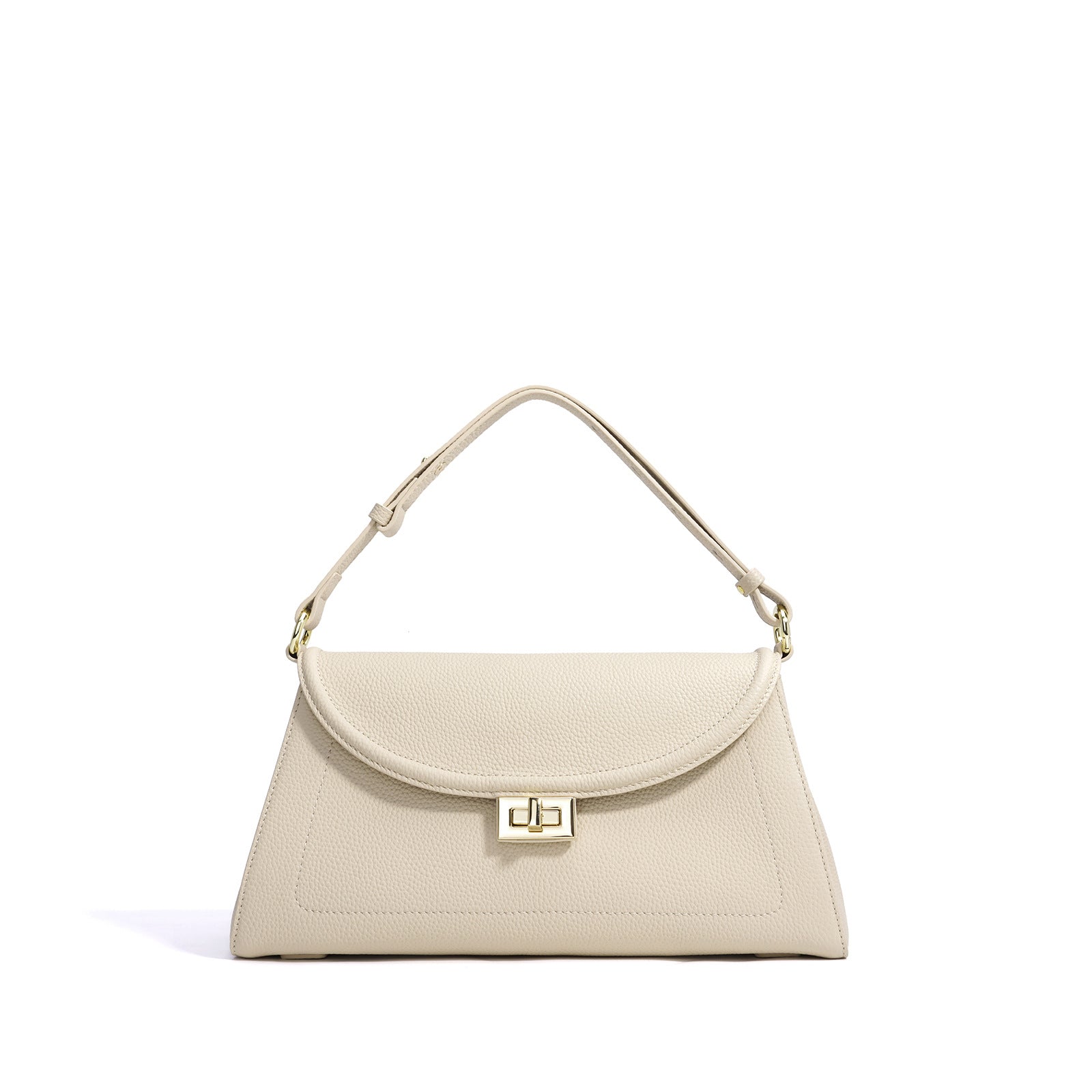 Genuine Leather Crossbody Shoulder Bag for Women - Stylish Underarm Purse for Daily Use, Travel & Shopping