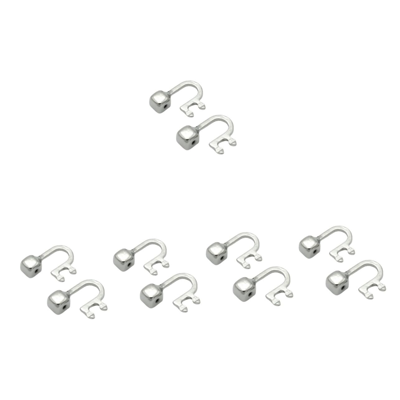 Healvian 5 Pairs Interchangeable Nose Pad Holders for Glasses - Comfortable Eyeglass Frame Accessories, Nose Pad Arms & Mats - Perfect for Reading, Computer Use & Daily Wear