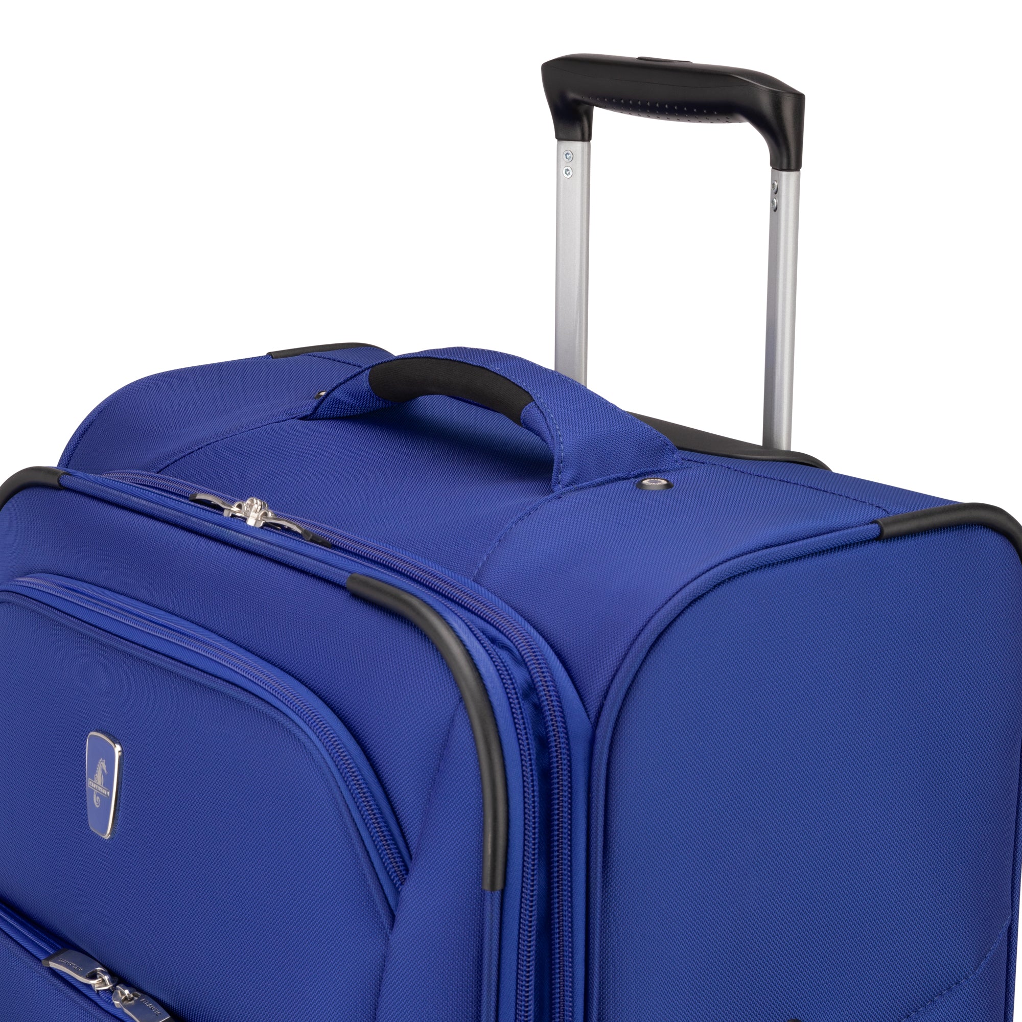 Atlantic Artisan III Spinner 3-Piece Luggage Set - Lightweight Expandable Suitcase with 360° Wheels for Travel, Business & Vacation (Black) - Perfect for Airplane Carry-On & Checked Bags