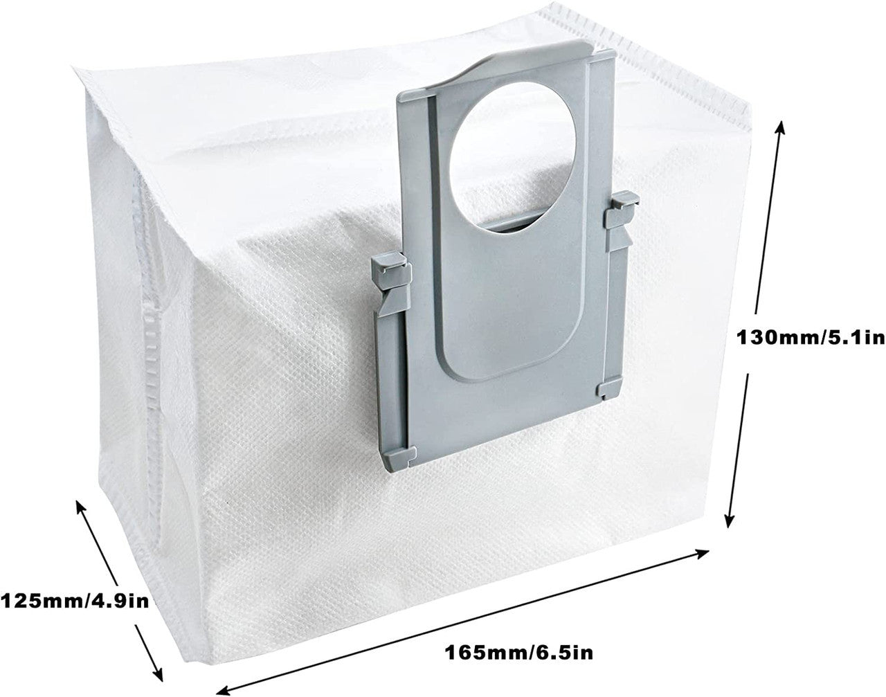 10-Pack Vacuum Bags for Roborock S7 MaxV Ultra, Q7 Max+, S8+ & S8 Pro Ultra - Compatible Replacement Dust Bags for Roborock Robot Vacuums - Perfect for Home Cleaning & Pet Hair Removal
