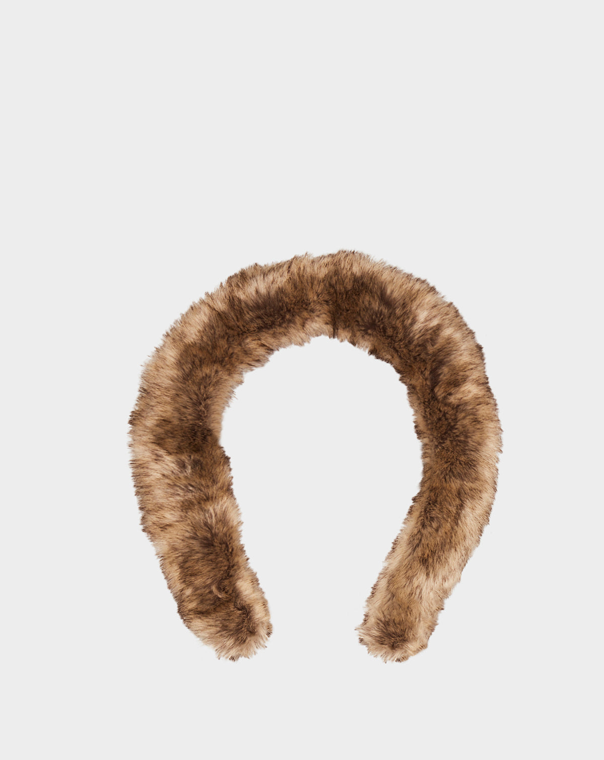 Faux Fur Trim Scarf - 8422509 Natural Color | Cozy Winter Accessory for Women & Men