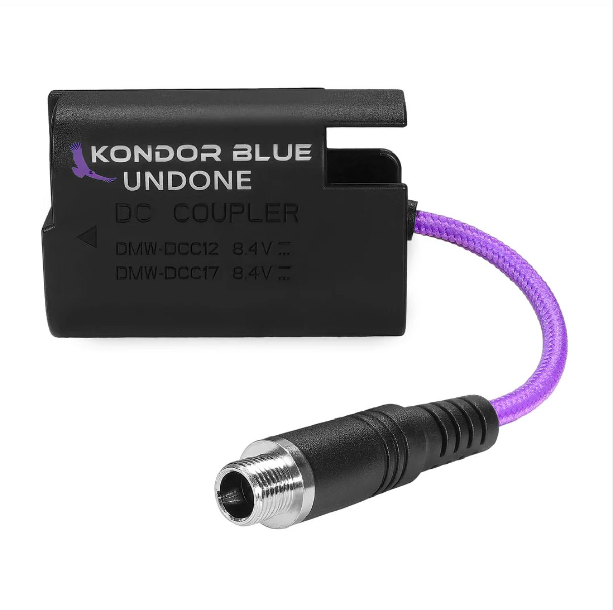 Kondor Blue Gerald Undone Dummy Battery Power Cable - Replacement Power Supply for Sony NP-F Series Cameras - Perfect for Filmmaking, Vlogging & Photography