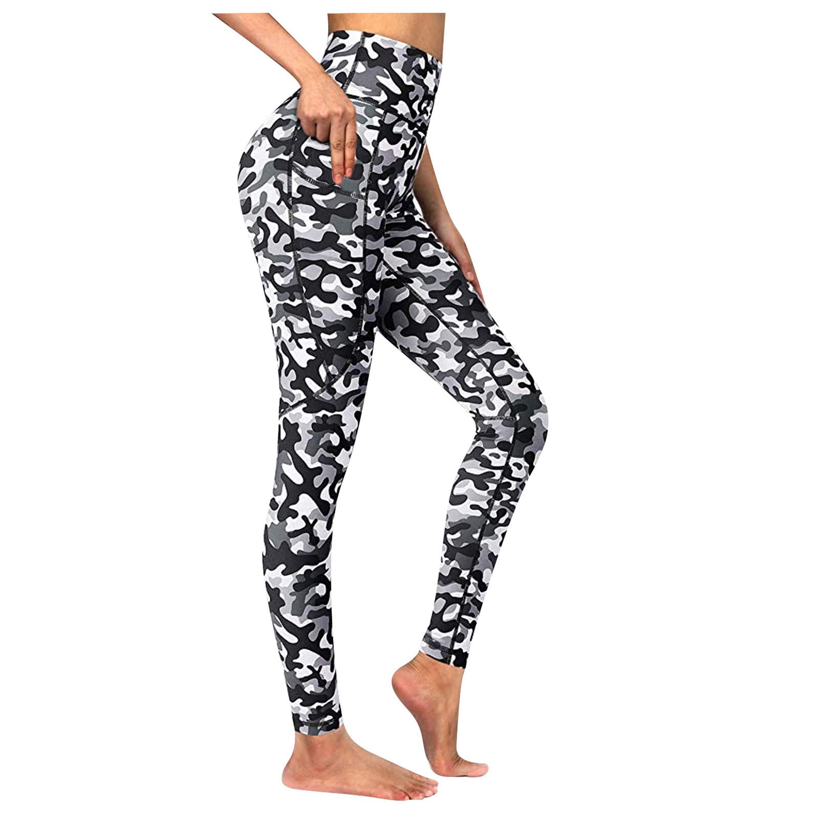 Women's High Waist Yoga Leggings - Comfy Workout Running Pants with Print for Fitness, Gym & Sports | Perfect for Yoga, Pilates & Everyday Wear