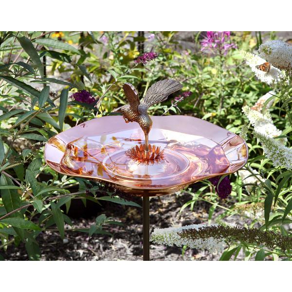 Hummingbird Bird Bath for Outdoors - Durable & Elegant Garden Decoration to Attract Hummingbirds | Perfect for Backyard, Patio, and Garden Decor
