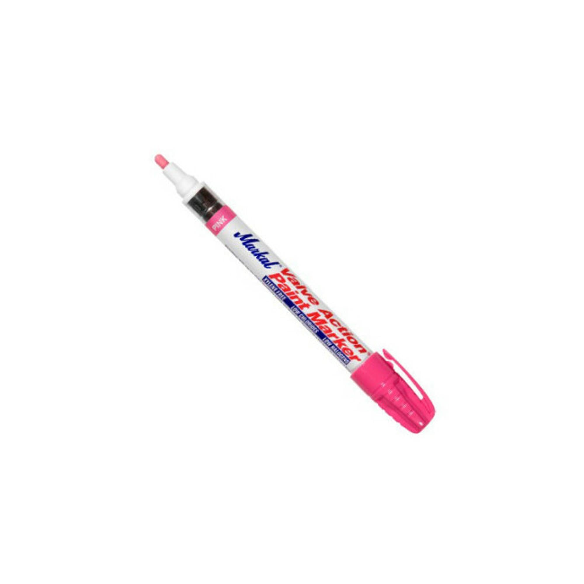 VAPS-PINK Valve Action Paint Marker - Premium Oil-Based Paint Pen for Artists, DIY Crafts, Graffiti & Industrial Marking - Quick-Drying, Vibrant Colors, Durable Tip