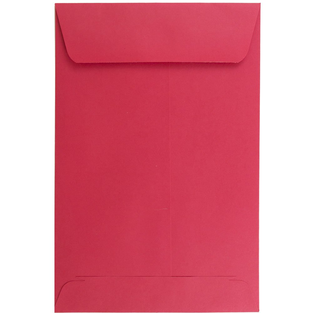 JAM PAPER 6 x 9 Inches Open End Catalog Premium Envelopes - 100% Recycled Red Paper - Bulk Pack of 1000 Envelopes per Box - Perfect for Mailing, Business Correspondence & Direct Marketing Campaigns