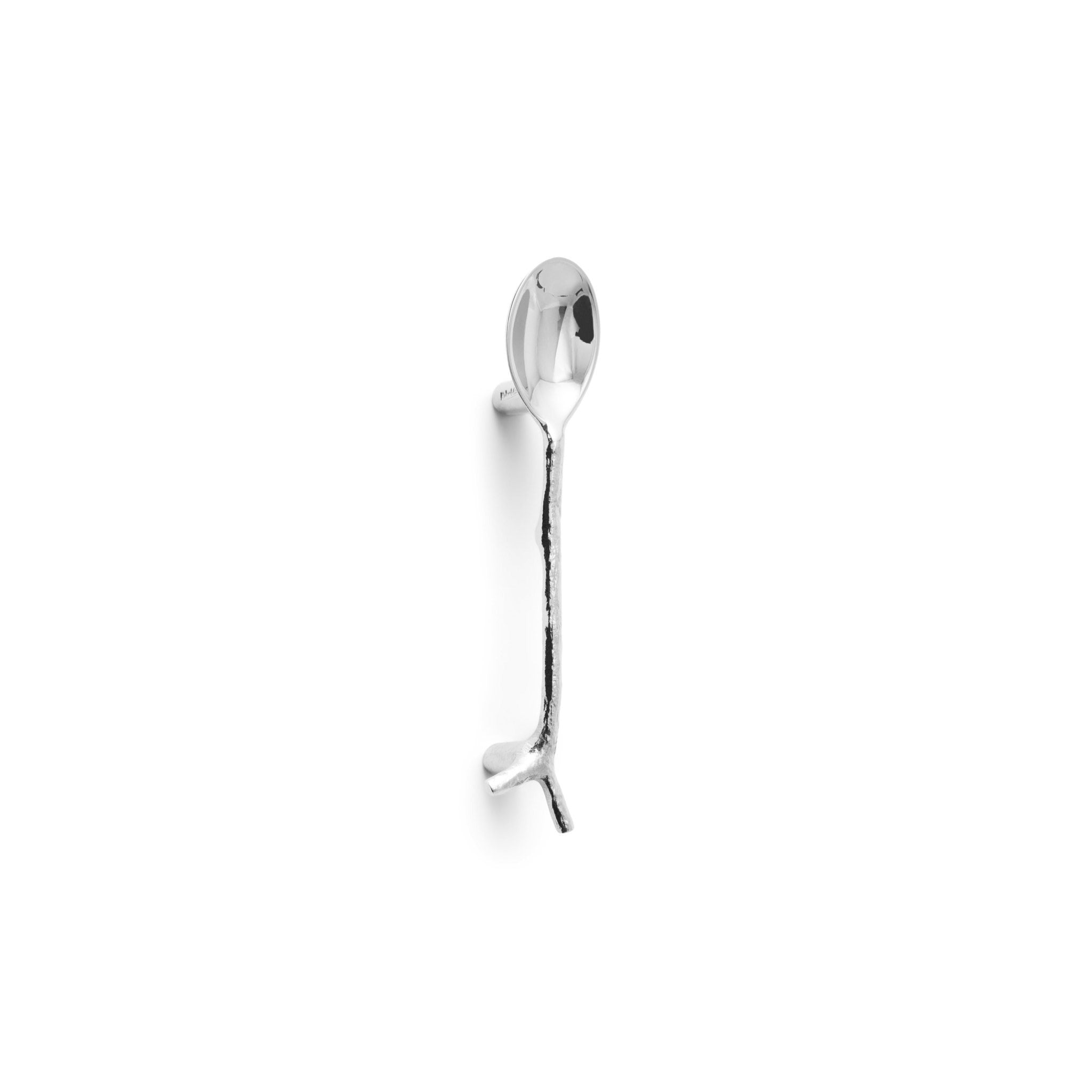 Vintage Silver Tone Spoon Pull - Antique Cabinet Drawer Handle for Kitchen, Bathroom & Furniture Restoration - Perfect for DIY Home Decor Projects