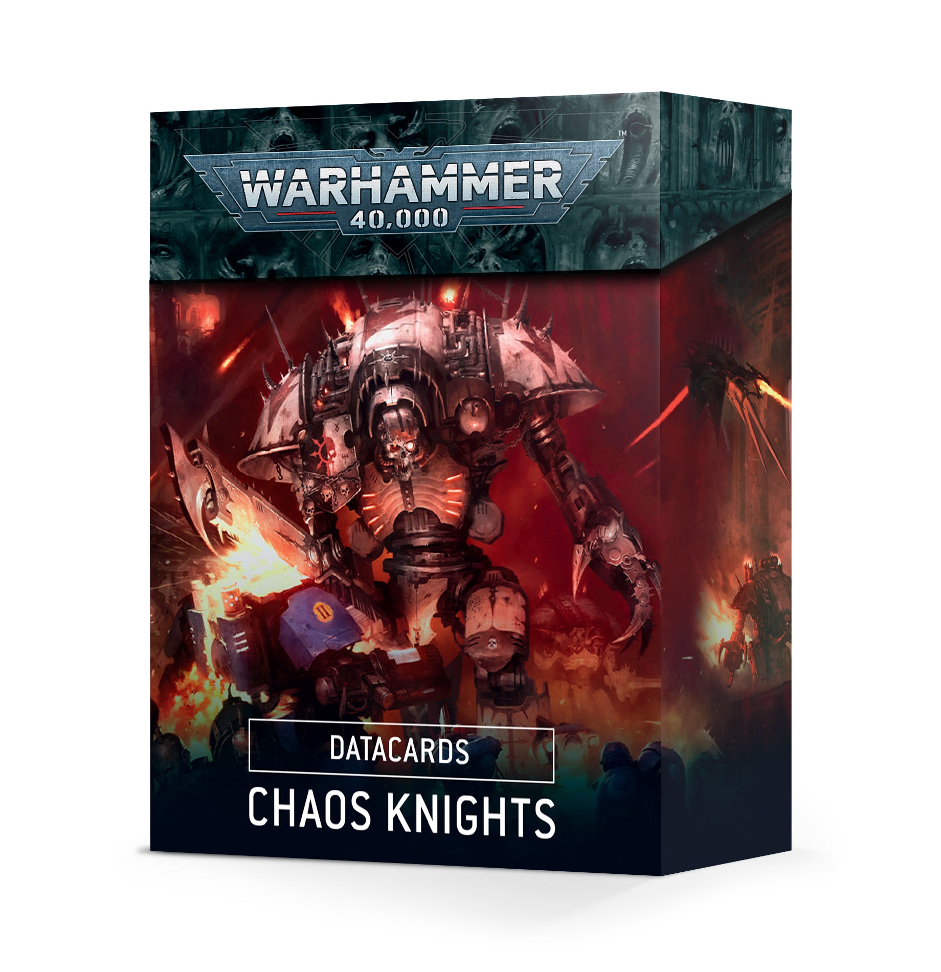 40K: Chaos Knights 9th Edition DataCards - Warhammer 40K Game Accessories for Tabletop Battles & Strategy Gaming