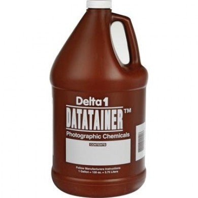 Delta Datatainer 128oz Chemical Storage Bottle - Leak-Proof, Durable HDPE Plastic for Lab, Home & Industrial Use - Safe for Acids, Bases & Solvents
