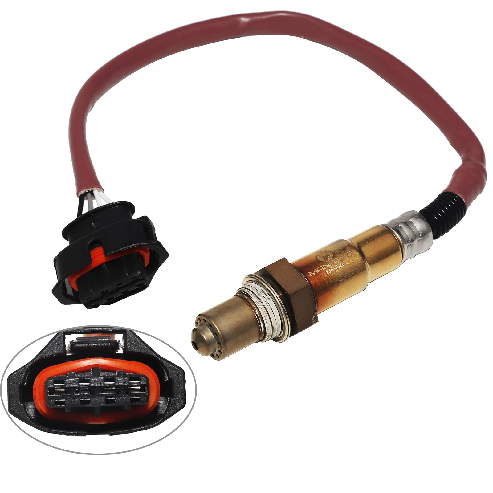 MANATEE 234-4528 Downstream Oxygen Sensor Compatible with Chevy Cruze Limited Sonic Trax - Heated Right O2 Sensor (16.7 Inch) - Improve Fuel Efficiency & Reduce Emissions for Smooth Driving
