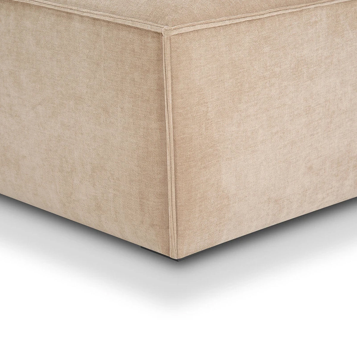 Modern Dane Fabric 1-Seater Modular Armless Sofa - Perfect for Small Spaces, Apartments & Contemporary Living Rooms