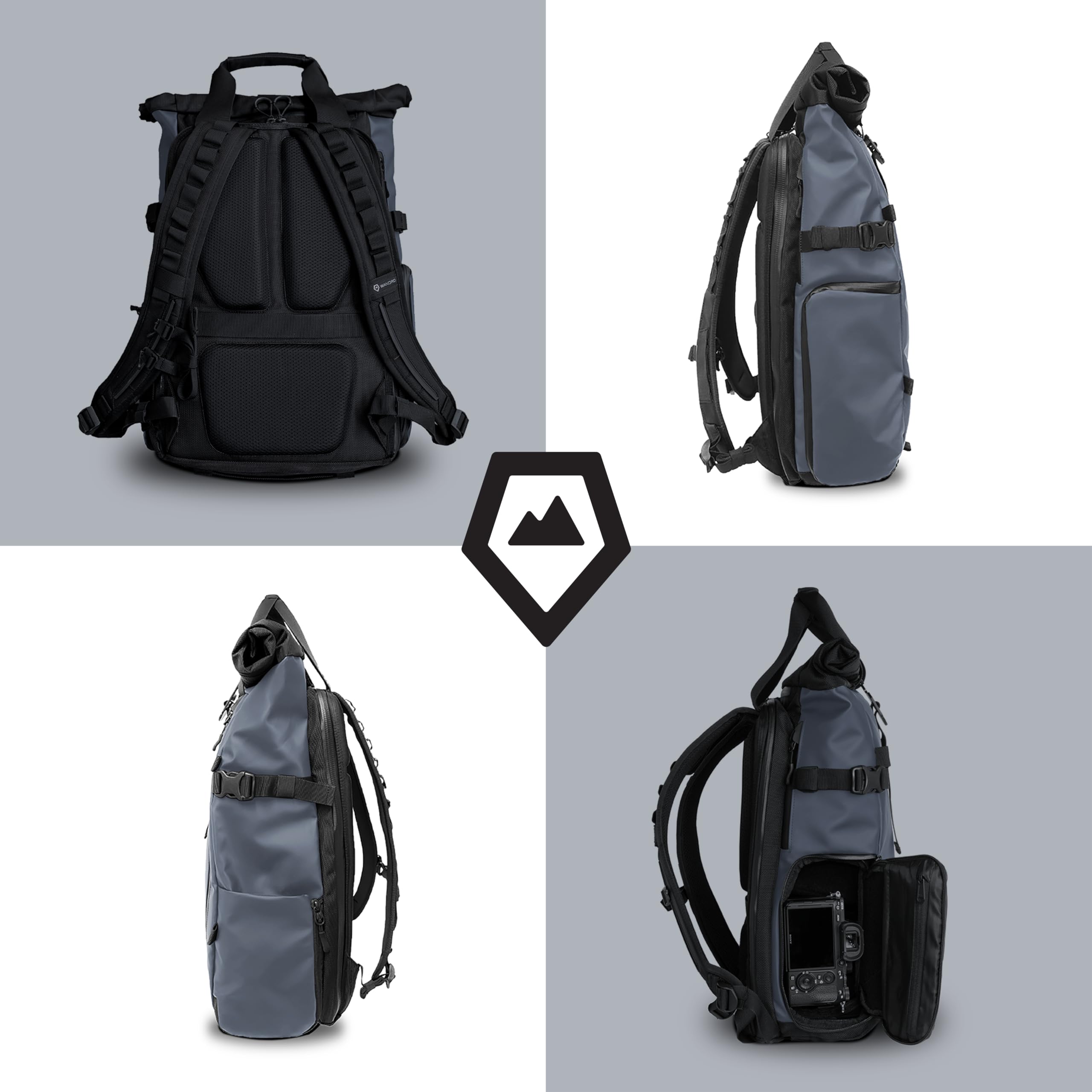 WANDRD PRVKE Photography Backpack - Waterproof Camera Travel Bag with Laptop Compartment & Accessories Bundle for Photographers, Hiking & Adventure Travel