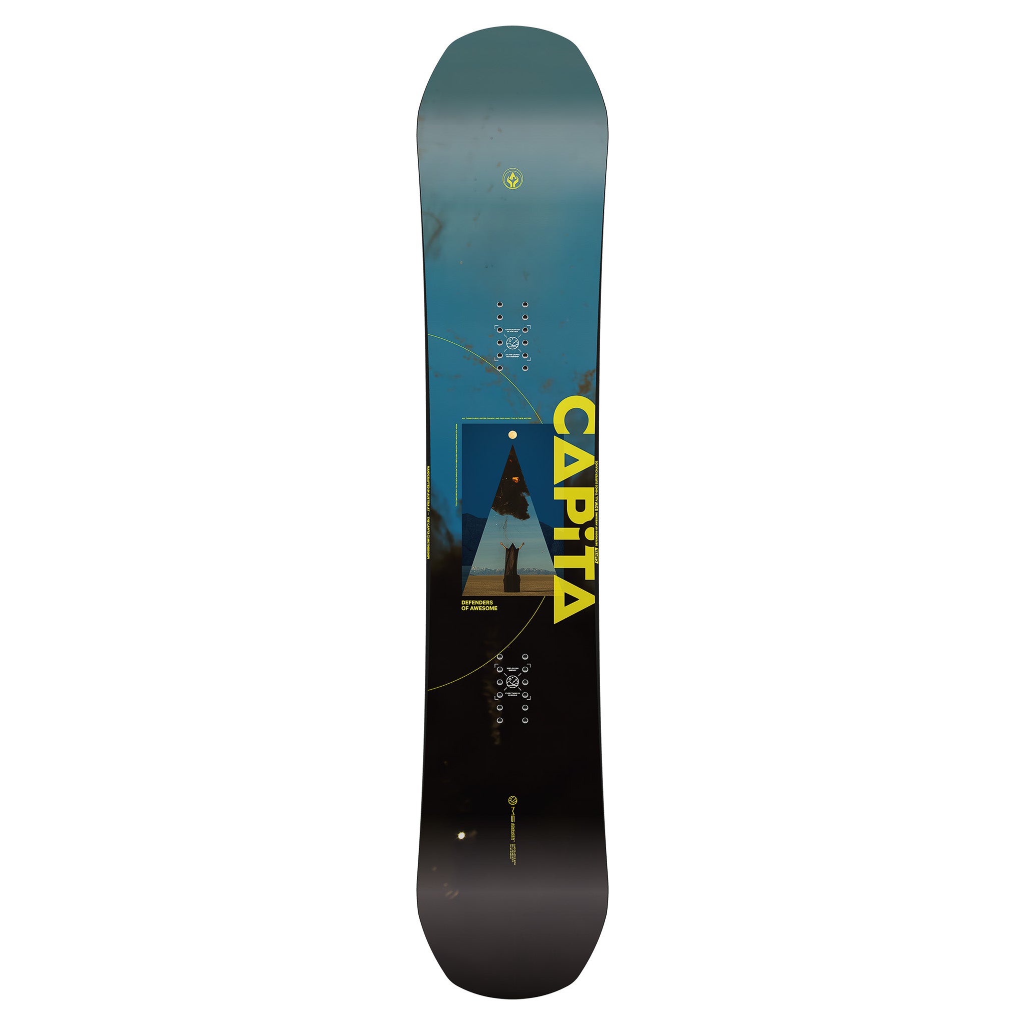 CAPiTA Defenders Of Awesome Snowboard 2025 - Premium All-Mountain Freestyle Snowboard for Men & Women - Perfect for Park, Powder & Freeride Adventures