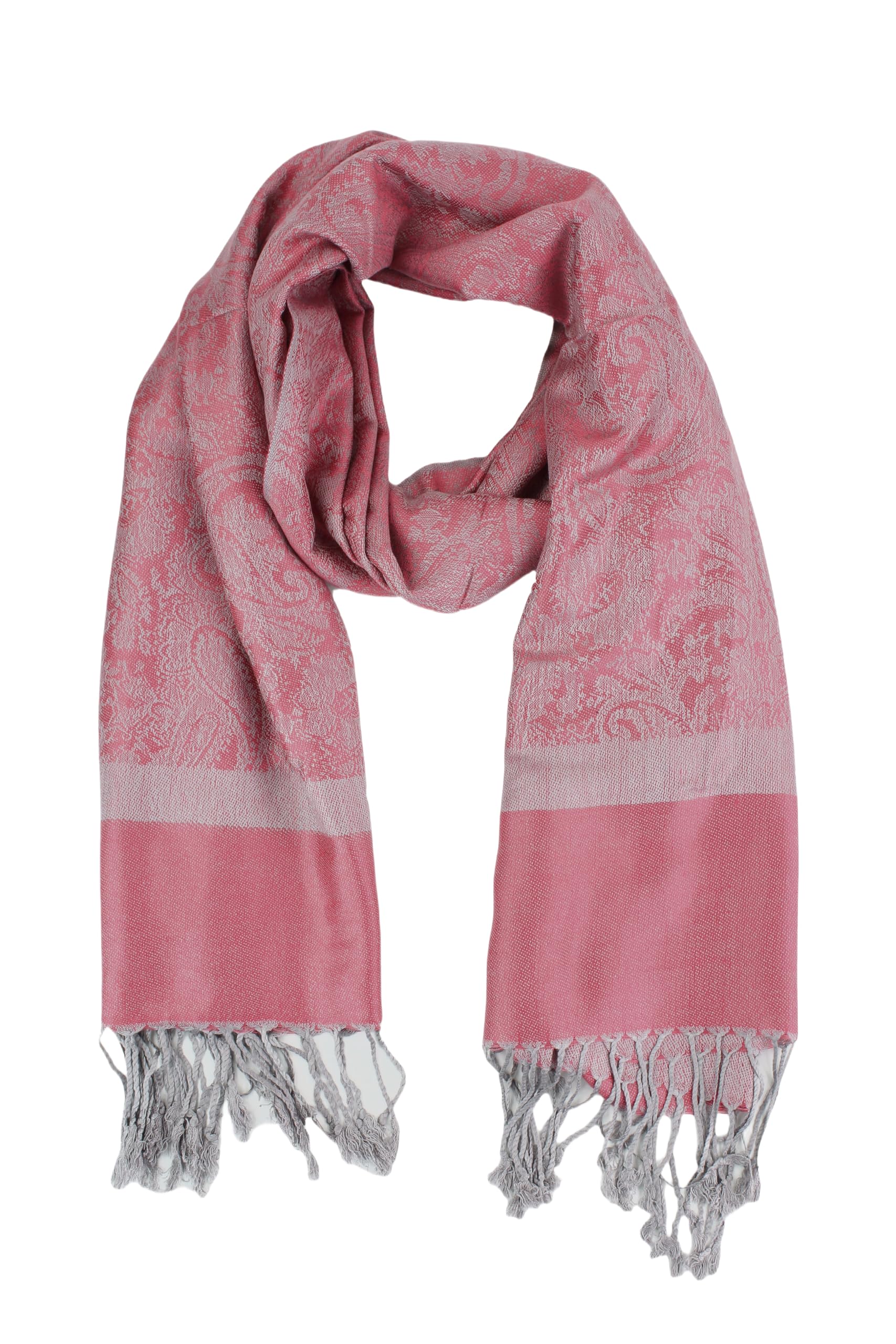 PASKMLNA Paisley Jacquard Pashmina Shawl - Soft Luxury Wrap Scarf & Stole for Women - Perfect for Weddings, Parties & Winter Fashion