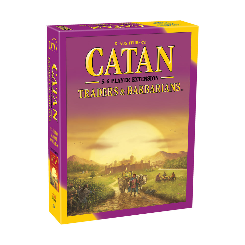 Catan Board Game Expansion - Traders & Barbarians 5-6 Player Extension Set for Family Game Night & Strategy Game Lovers