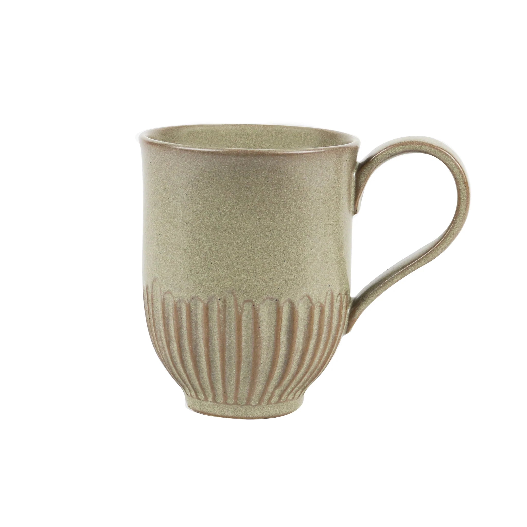 Handmade Ceramic Olive Mug Set of 2 - Robert Gordon Australia - Perfect for Coffee, Tea & Home Decor