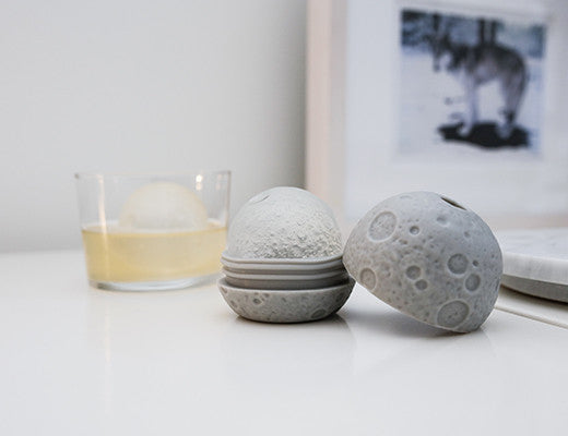 Premium Moon Ice Ball Mold for Whiskey & Cocktails - Large 2.5