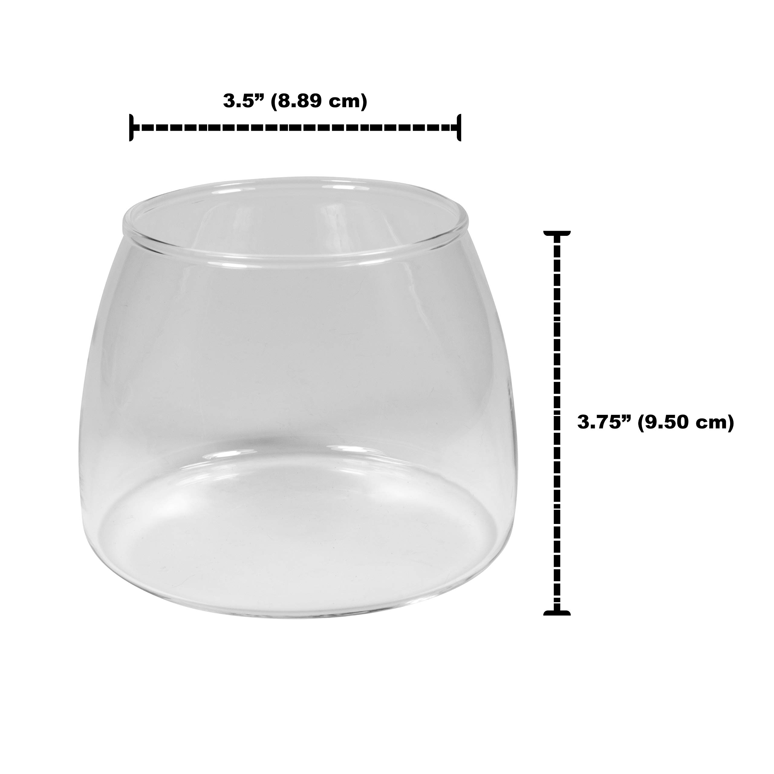Univen 7 oz Glass Coffee Carafe for KitchenAid Burr Grinder - Replacement for Model 4176728 KPCGRND - Perfect for Fresh Ground Coffee Storage & Serving