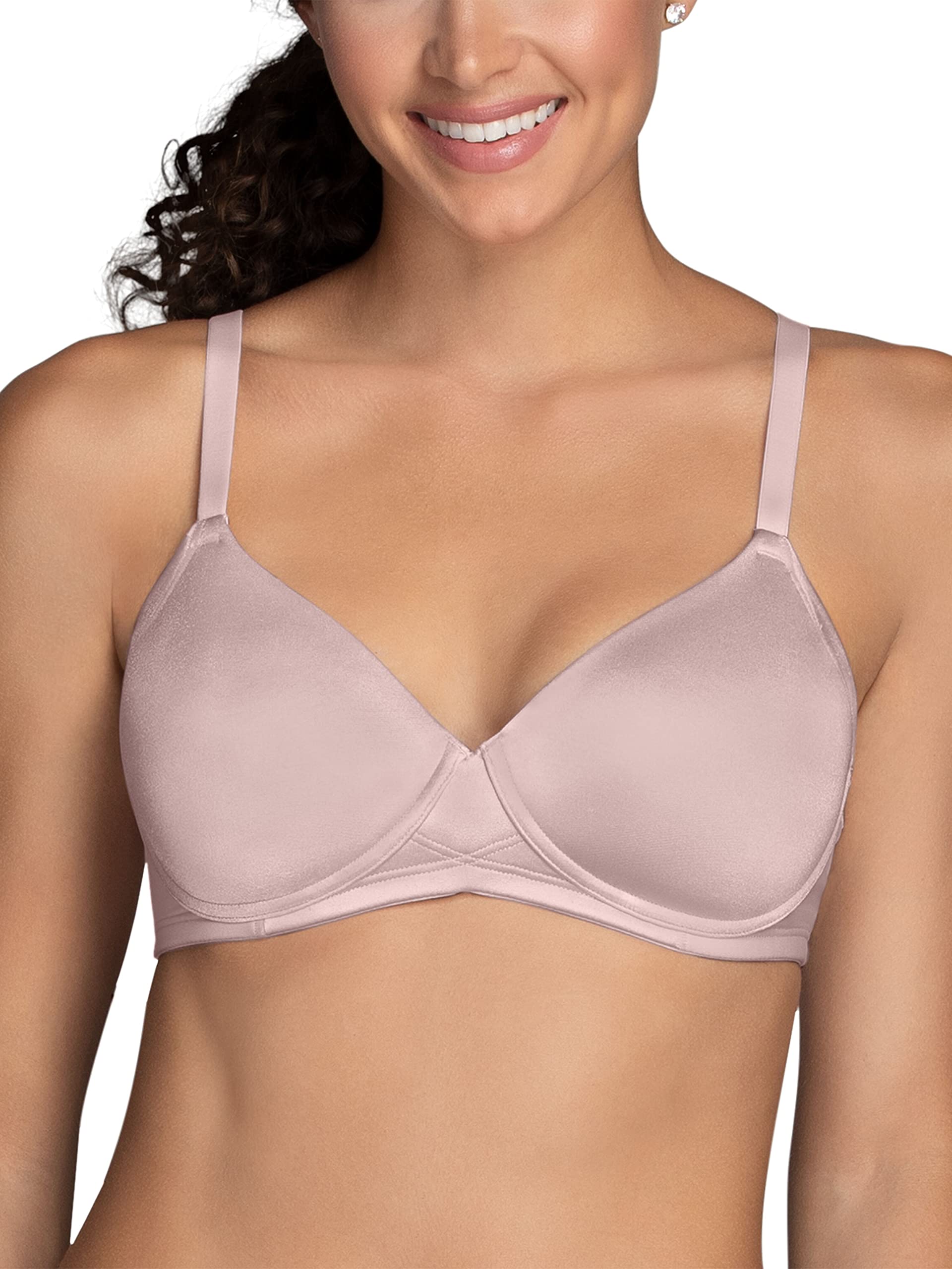 Vanity Fair Women's Comfortable Beauty Back Bra with Extended Side & Back Smoothing - Perfect for Everyday Wear, Work & Special Occasions
