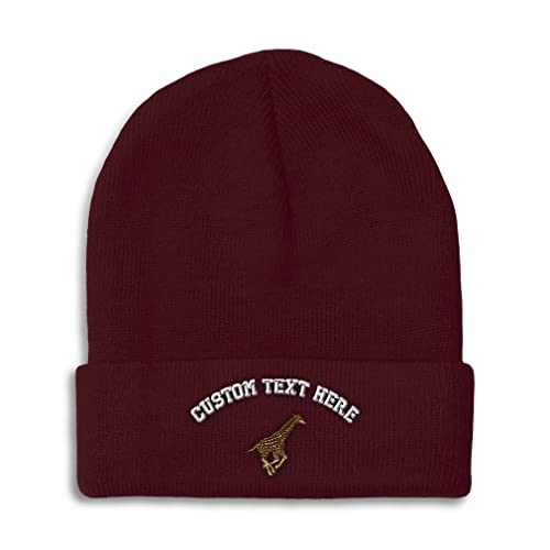 Burgundy Personalized Text Here
