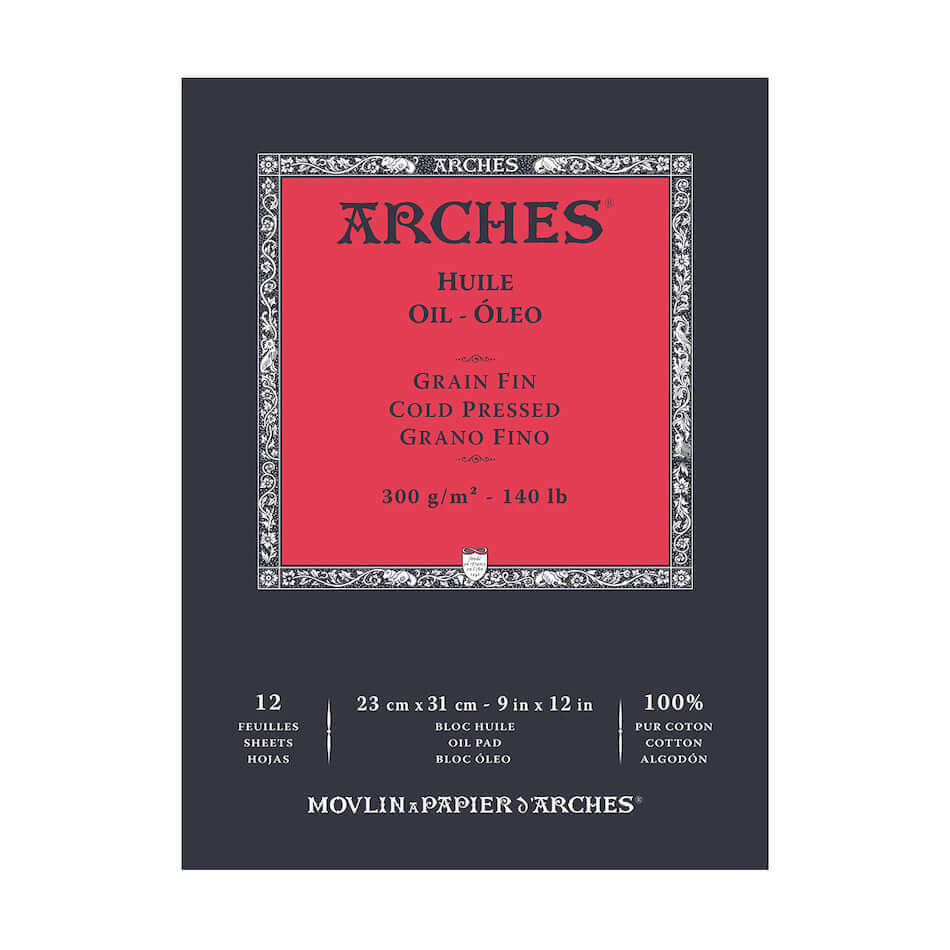 Premium Cold Pressed Arches Oil Painting Paper Pad 23