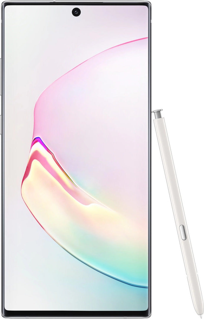 Samsung Galaxy Note 10 Plus 5G 256GB Aura White Smartphone - Sprint Unlocked | Premium Phablet for Business & Gaming with S Pen