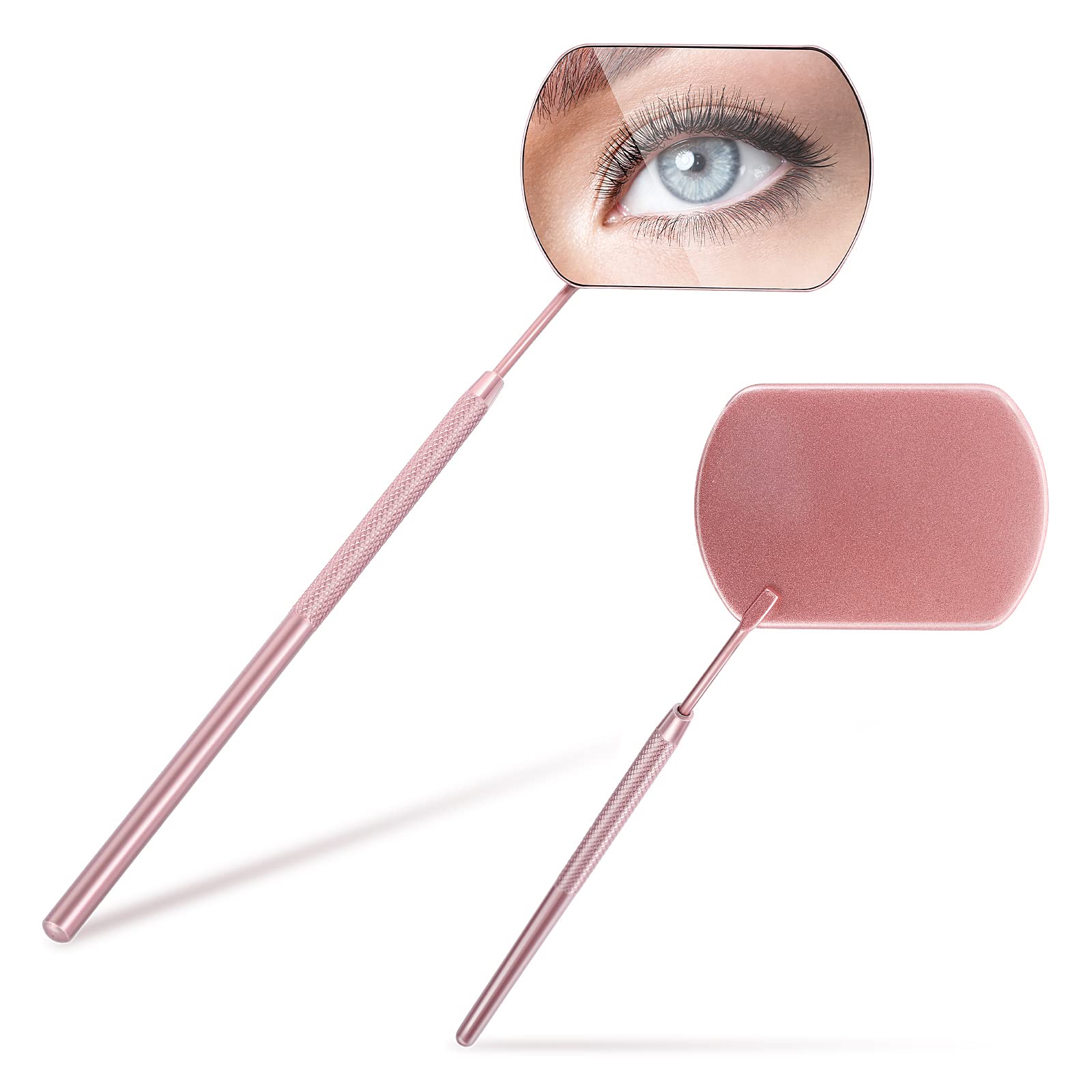 Molain Professional Lash Extension Mirror - Golden Square Eyelash Lift & Tint DIY Tool for Perfect Application - Ideal for Salon, Home Use & Eye Examination Accessories