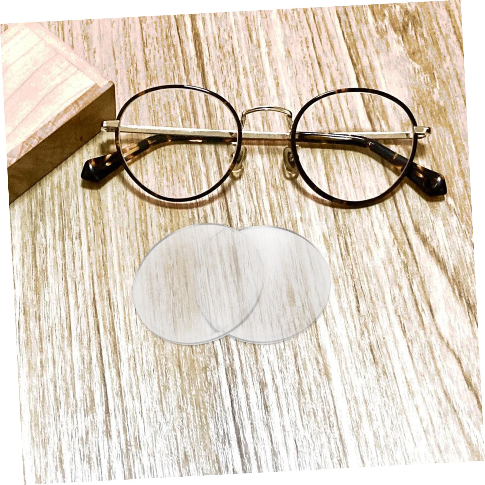 Healeved VR Lenses - 10 Pack Safe Material Convex VR Glasses Lenses for 3D Glasses Accessories | Easy to Install & Remove | Perfect for Home Theater, Gaming & Virtual Reality Experiences