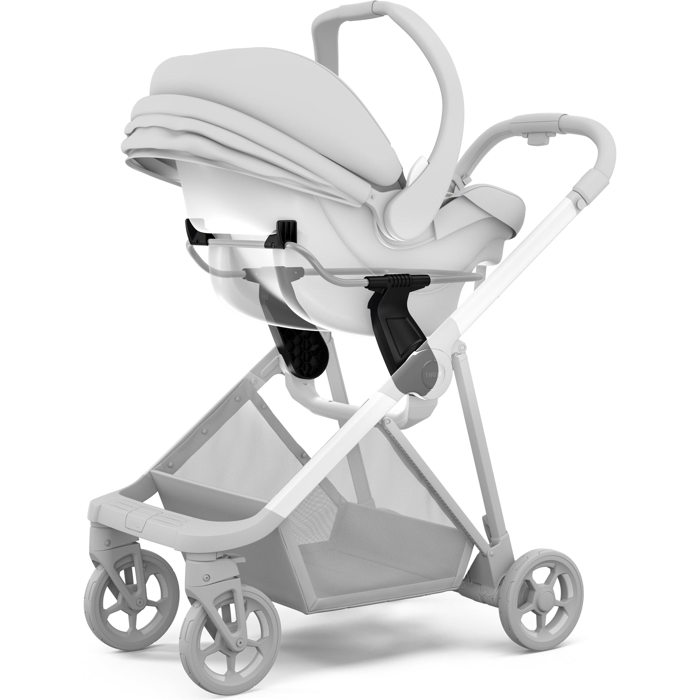 Thule Shine Infant Car Seat Adapter for Chicco - Universal Stroller Car Seat Carrier with Quick-Release Buckles - Perfect for Travel, Shopping & Daily Outings with Baby