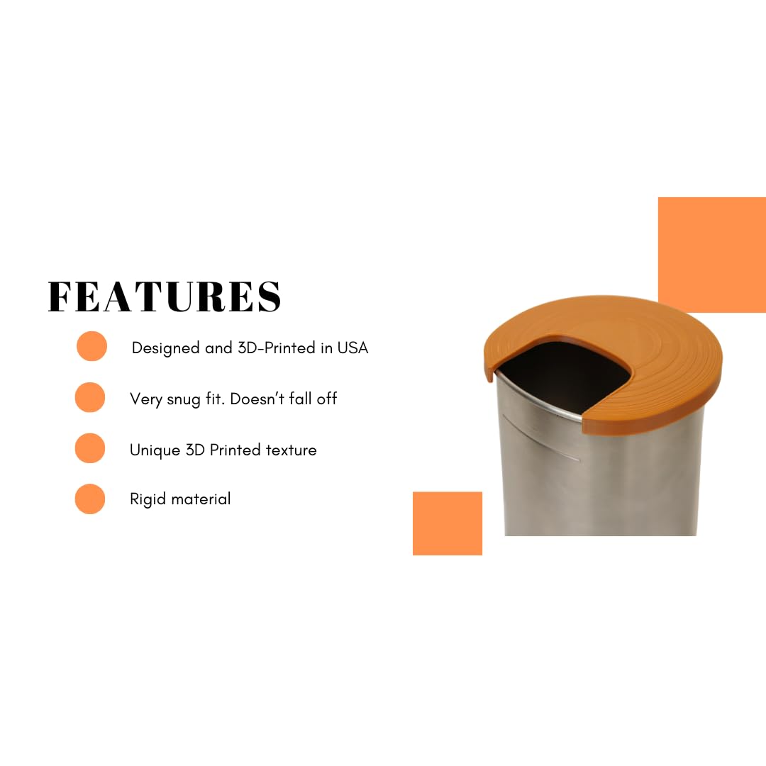 OXO Conical Burr Coffee Grinder Replacement Lid - Peanut Brown | Compatible with OXO Brew Grinder | Durable & Secure Fit | Perfect for Home & Coffee Shop Use