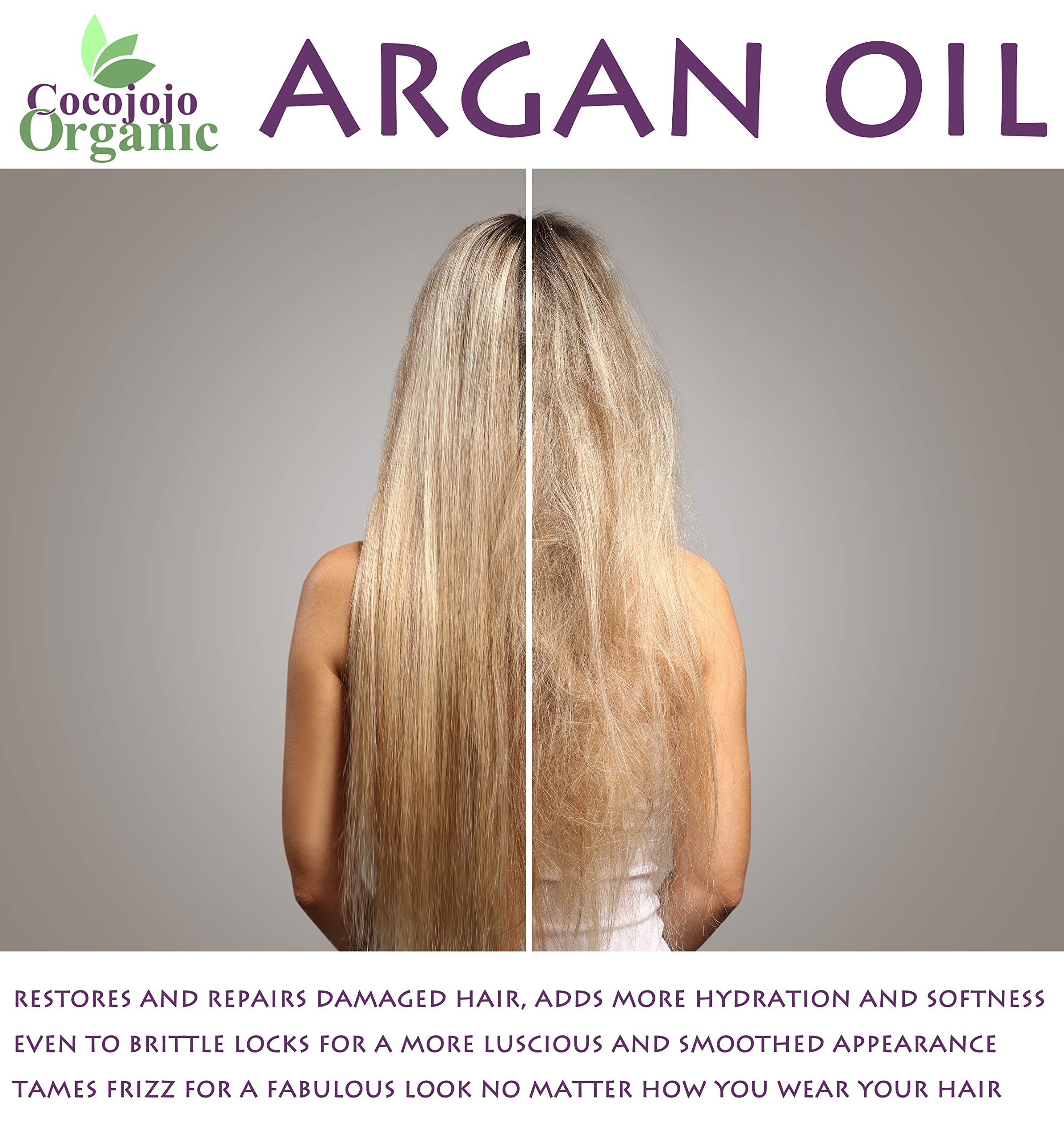 Pure Cold Pressed Extra Virgin Moroccan Argan Oil (1 Gallon/128oz) - 100% Natural Carrier Oil for Hair, Skin, Nails & Beard - Hydrating & Nourishing Treatment - Perfect for DIY Beauty, Massage & Hair Care Routines