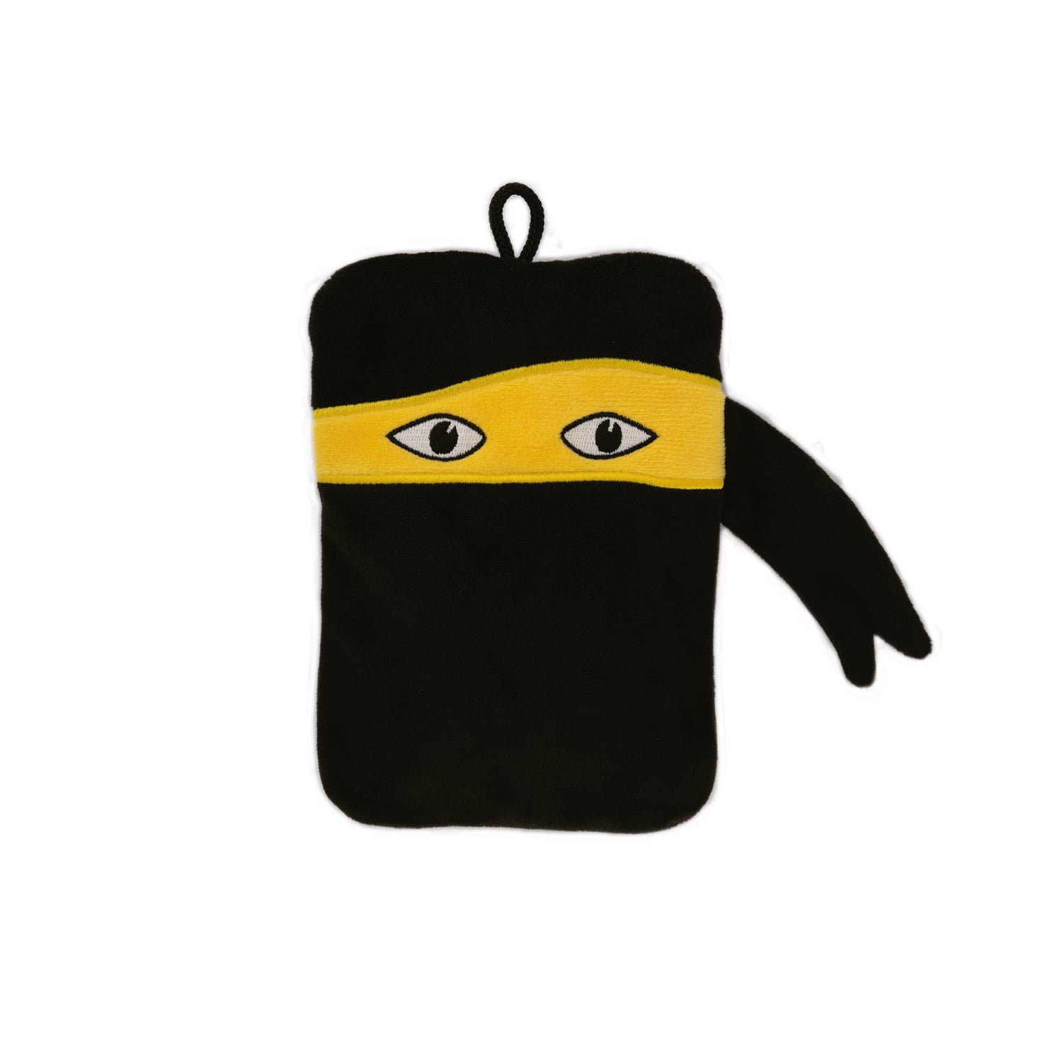 Premium 0.2L Mini Hot Water Bottle with Soft Ninja Velour Cover - Rubber-Free Design for Pain Relief, Warmth & Comfort - Perfect for Cramps, Cold Nights, Office & Travel Use