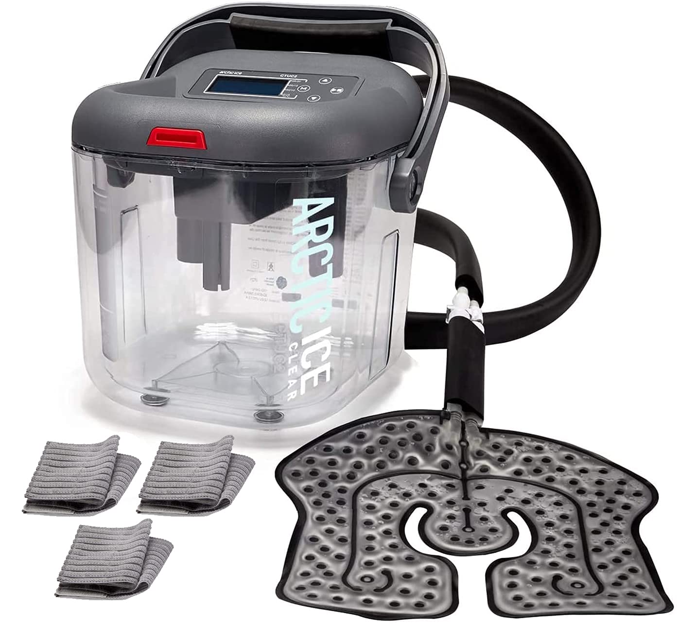 Arctic Ice Clear Gen 2 Cold Water Therapy Ice Machine with Universal Pad - Relieves Knee, Elbow, Shoulder & Back Pain, Reduces Swelling from Sprains & Injuries - Perfect for Post-Surgery Recovery, Sports Therapy & Arthritis Relief