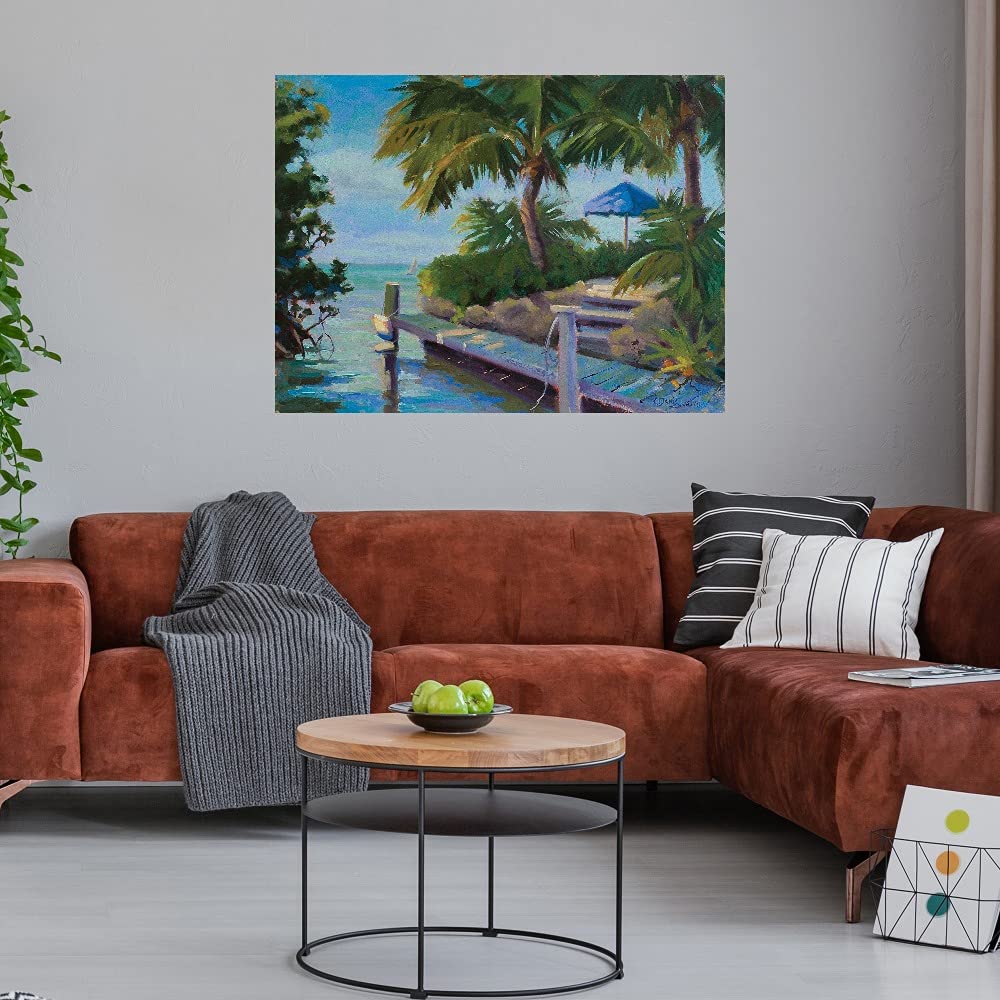 Premium Fine Art Canvas Wall Decor by Kathleen Denis - Ready to Hang 43x32 Inches - Perfect for Living Room, Bedroom, Office & More - Elegant Home & Office Decoration for Modern Interiors