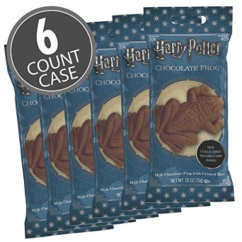 Harry Potter Chocolate Frogs - 0.55oz (15.6g) - 6 Pack - Individually Wrapped - Official Merchandise - Perfect for Gifts, Parties & Movie Nights