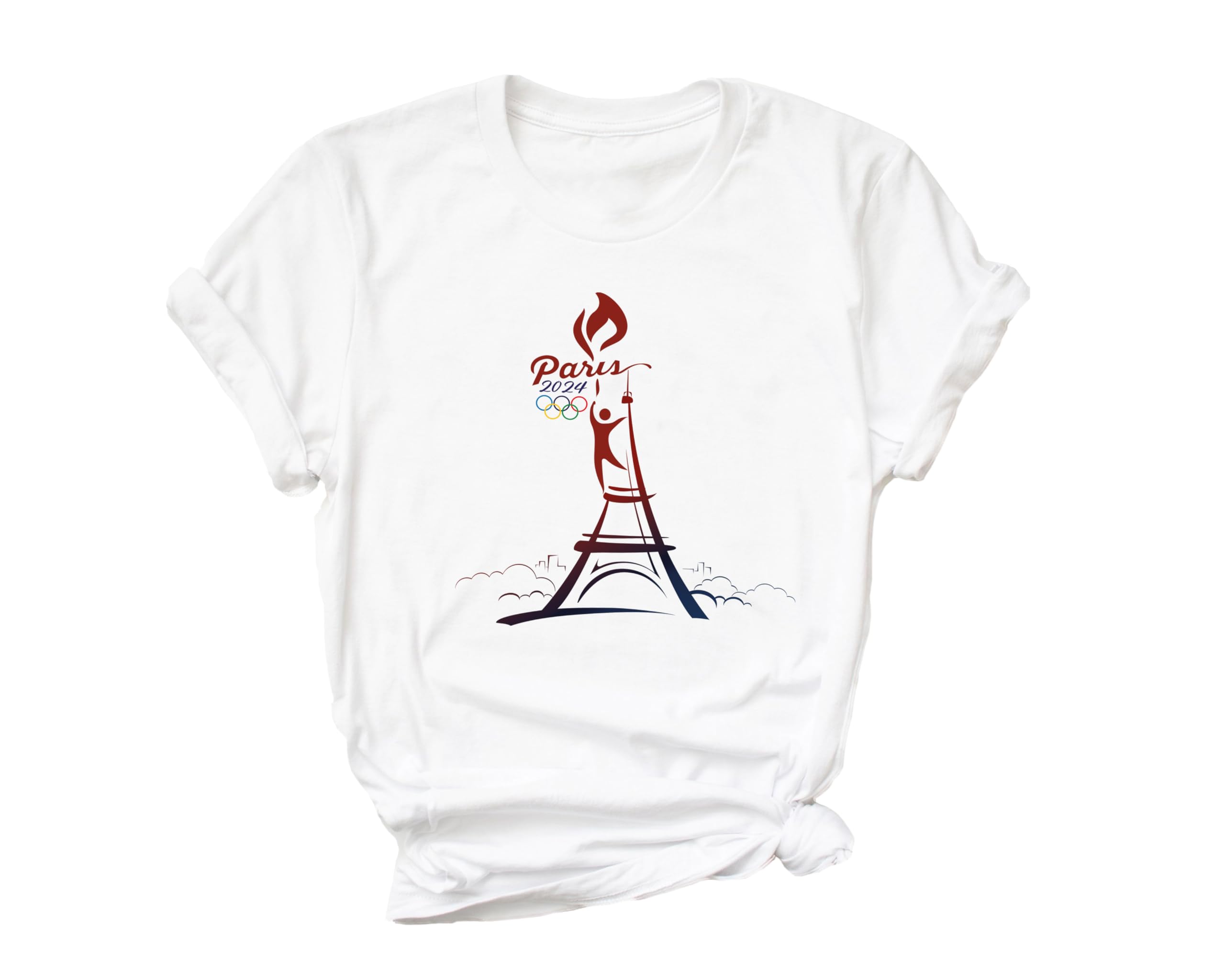 2024 Paris Olympics T-Shirt - Official Inspired Design, France Olympic Games Souvenir & Travel Gift - Perfect for Fans, Athletes & Sports Enthusiasts