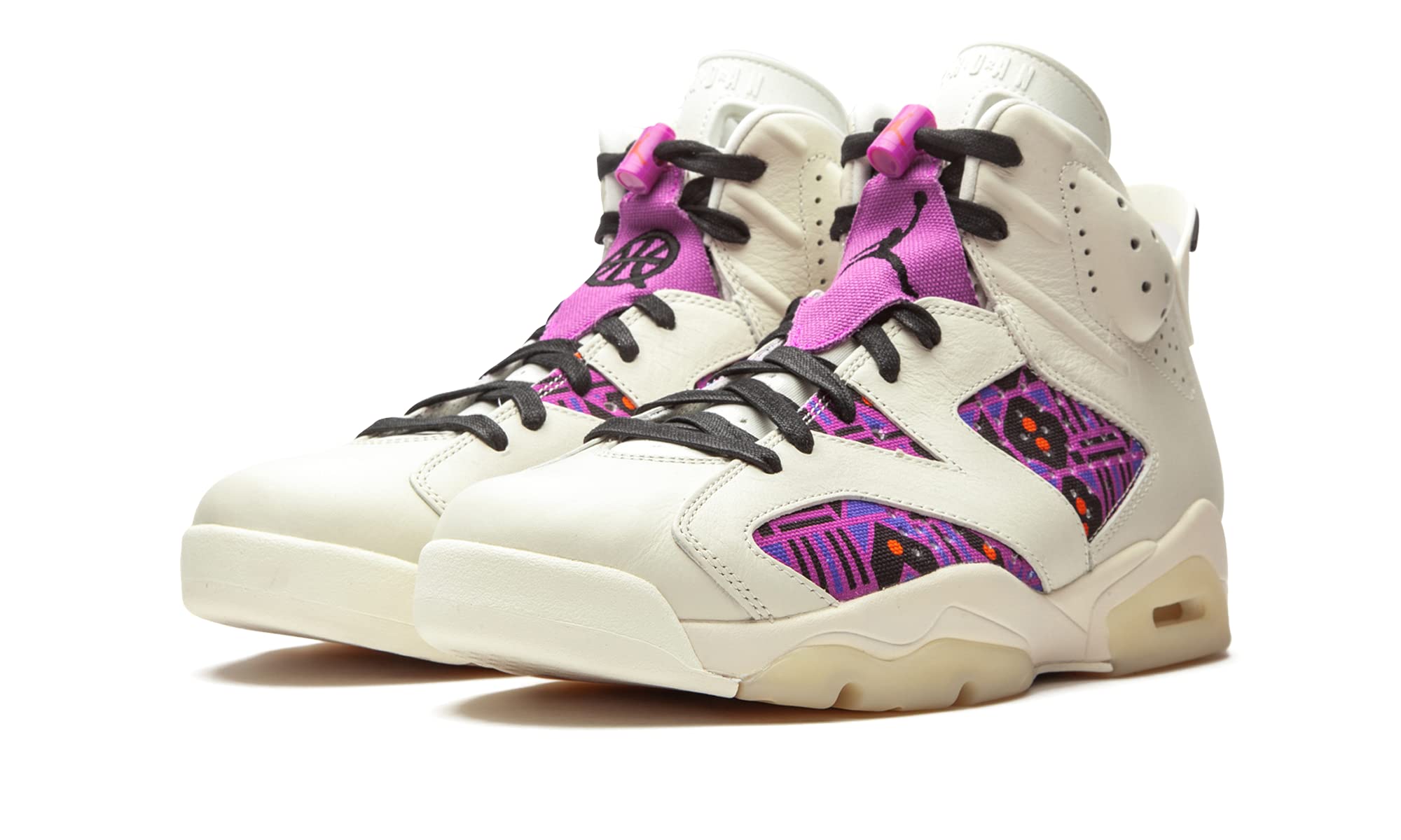 Jordan Air 6 Quai 54 Purple Men's Basketball Shoes - Size 8 | Retro Sneakers for Streetwear & Basketball Performance