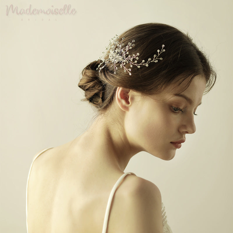 Crystal Burst Comb - Elegant Hair Accessory for Women, Detangling & Styling Comb with Sparkling Crystals - Perfect for Weddings, Parties & Everyday Glamour