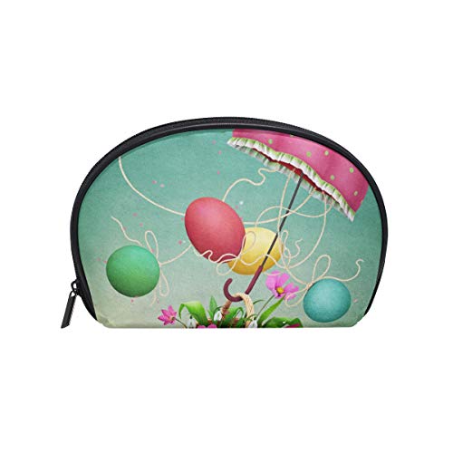 Senya Travel Cosmetic Bag - Small Makeup & Toiletry Organizer Pouch for Women | Portable Carry Case for Jewelry, Toiletries & Essentials | Perfect for Easter Gifts, Travel, Gym & Daily Use