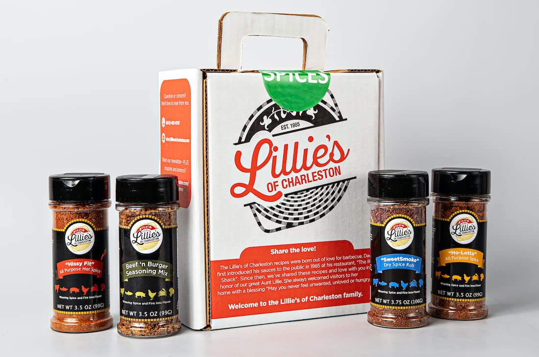 Premium LOC Gift Box Set - 4 Spice Gift Boxes for Holidays, Birthdays & Corporate Gifting | Elegant Packaging for Spices, Tea, Coffee & Gourmet Food Gifts