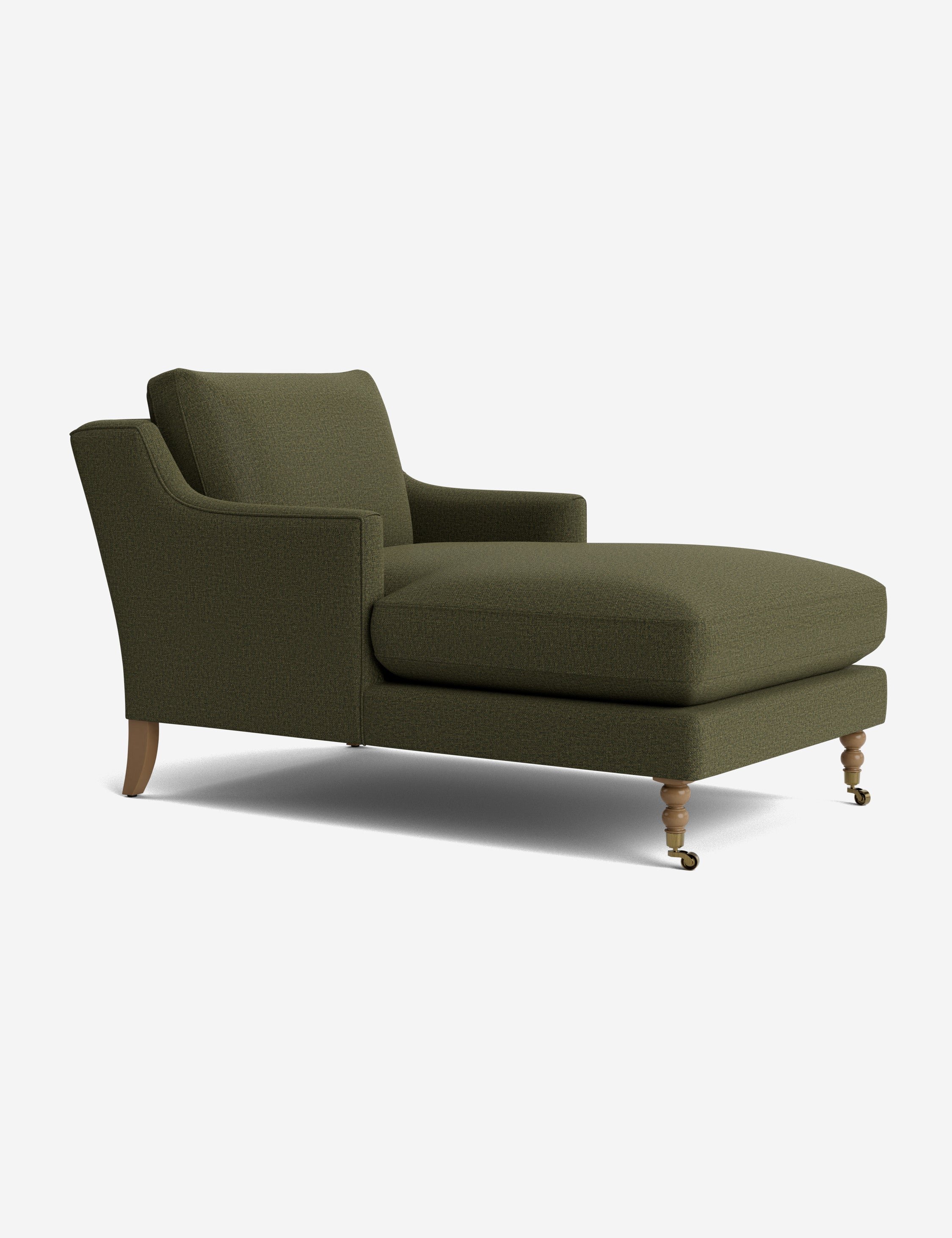 Fabienne Chaise Lounge Chair - Modern Accent Chair for Living Room, Bedroom & Office - Stylish Mid-Century Design with Wooden Legs - Perfect for Relaxing, Reading & Home Decor