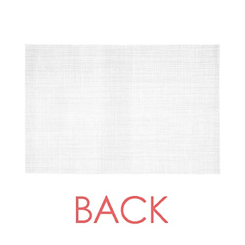 DIYthinker Hello World Korean Art Deco Gift - Fashion Placemat Pad for Kitchen & Dining, Woven Heat-Resistant Rectangle Cushion - Perfect for Home Decor, Gifts, and Table Setting