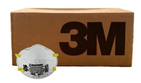 3M N95 Disposable Respirators - Advanced Filter (8 Boxes, 20 Masks/Box) for Construction & Healthcare