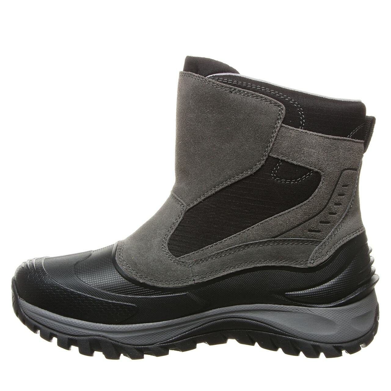 BEARPAW Men's Overland Waterproof Slip-On Winter Boots - Comfortable & Warm for Outdoor Hiking, Snow, and Casual Wear | Multiple Colors Available
