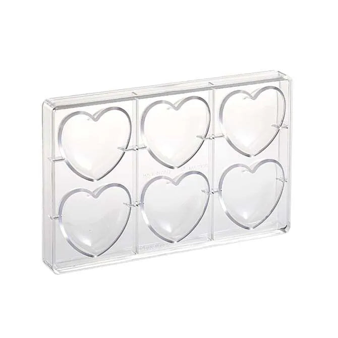 75mm Large Heart Chocolate Mold for Valentine's Day, Wedding Favors, Baking & Candy Making - Premium Silicone Chocolate Candy Molds for DIY Treats & Desserts