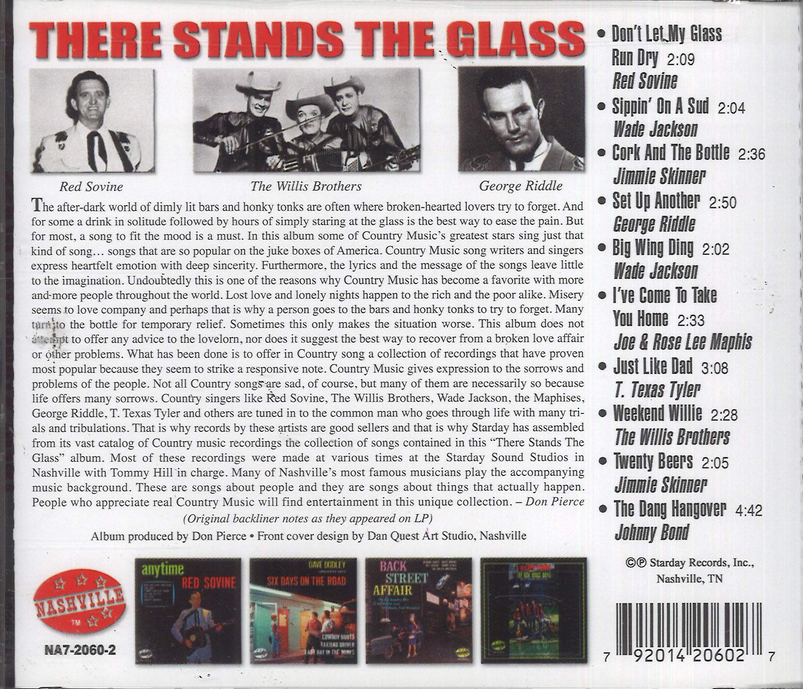 Various Artists - There Stands the Glass (Country Music Album) | Perfect for Road Trips, Honky-Tonk Nights & Country Music Lovers